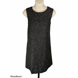 Theory shift Gray Virgin Wool Dress Sleeveless 2 XS Designer Bloomingdales